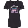 thumbnail image 3 of Inktastic My Greatest Blessings Call Me Abuela with Flowers Women's T-Shirt, 3 of 5