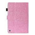 thumbnail image 3 of Dteck Smart Case for Amazon Kindle Fire HD 8 10th Generation HD8 Plus (2020 Released) 8-inch,Bling Glitter Magnetic Leather Card Holder Wallet Kickstand Automatic wake/sleep Cover,Pink, 3 of 5