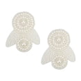 thumbnail image 4 of Flor de zapato de perla Bling Bling 2 piezas Decoración de zapatos, 4 of 12