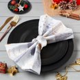 thumbnail image 6 of 12PCS Napkin Rings Napkin Buckle Holder Adornmen Alloy Silver, 6 of 15