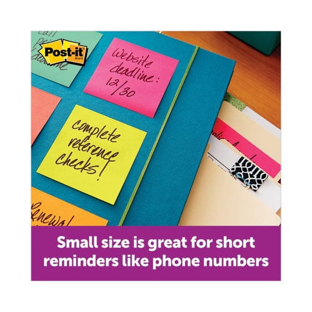 Original Pop-up Refill, 3" x 3", Poptimistic Collection Colors, 100 Sheets/Pad, 6 Pads/Pack | Bundle of 10 Packs