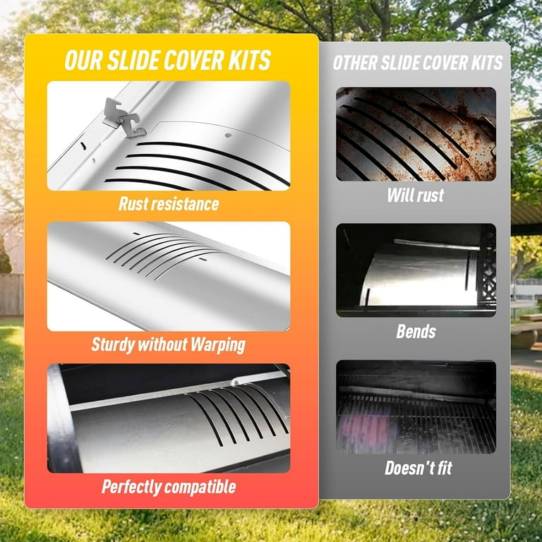 Flame Broiler Kit for Pit Boss 1000/1100 Series Grill with Slide