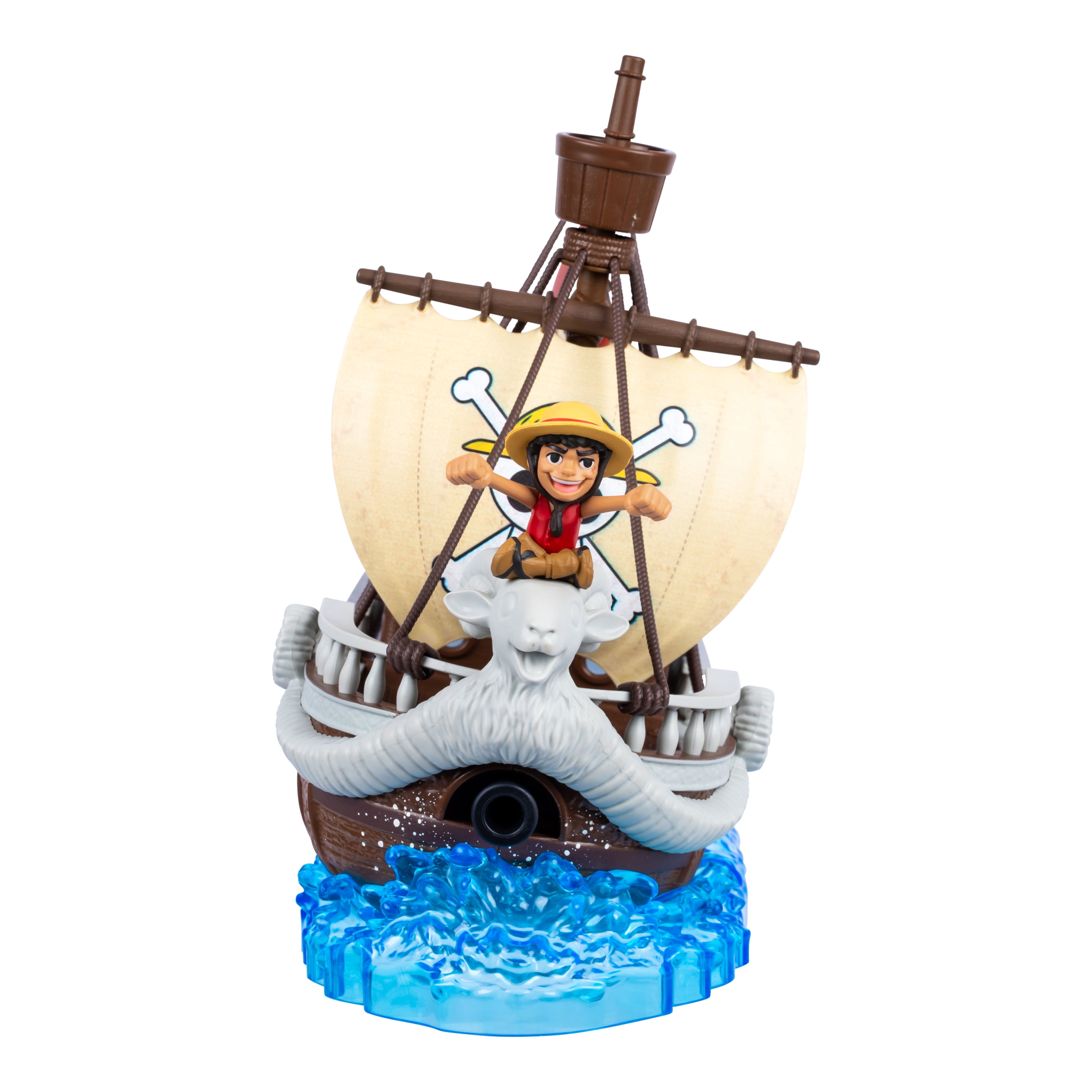 One Piece Going Merry Deluxe Collector Ship, 9.5", Detailed Design for Play and Display, Includes Exclusive Luffy Action Figure, Ages 4+