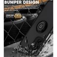 thumbnail image 4 of TJS for Samsung Galaxy A14 5G Phone Case, with Tempered Glass Screen Protector, 360 Degrees Rotating Metal Ring Magnetic Support Kickstand Cover for Galaxy A14 5G (Green), 4 of 6