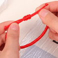 thumbnail image 3 of Pulsera Hilo Xtellar Rojo Parejas Tibetana Amuleto Protección 2 Pzas Rojo 6 Cm 15 Cm, 3 of 4