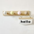 thumbnail image 4 of BESTYASH De Pared Para Ropa Y Llaves Simple Madera Multicolor Para Habitaciones, 4 of 8