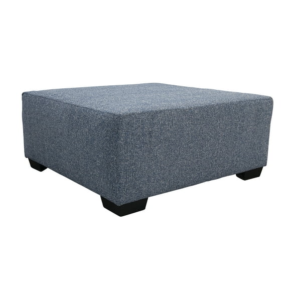 Furniture Classics Model 8-080-S371V4 Casual Comfort Series Blue Square Upholstered Ottoman