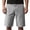 Light Gray, variant on Men's Vintage Corduroy Shorts Elastic Waist Drawstring Cargo Short Multi-Pocket Lightweight Summer Casual Beach Shorts Black L