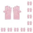 thumbnail image 2 of Soidarity Guante para decoración de uñas, suministros de manicura, Protector de manos, equipo de protección, profesional, multipropósito, Rosa 10piezas, 2 of 6
