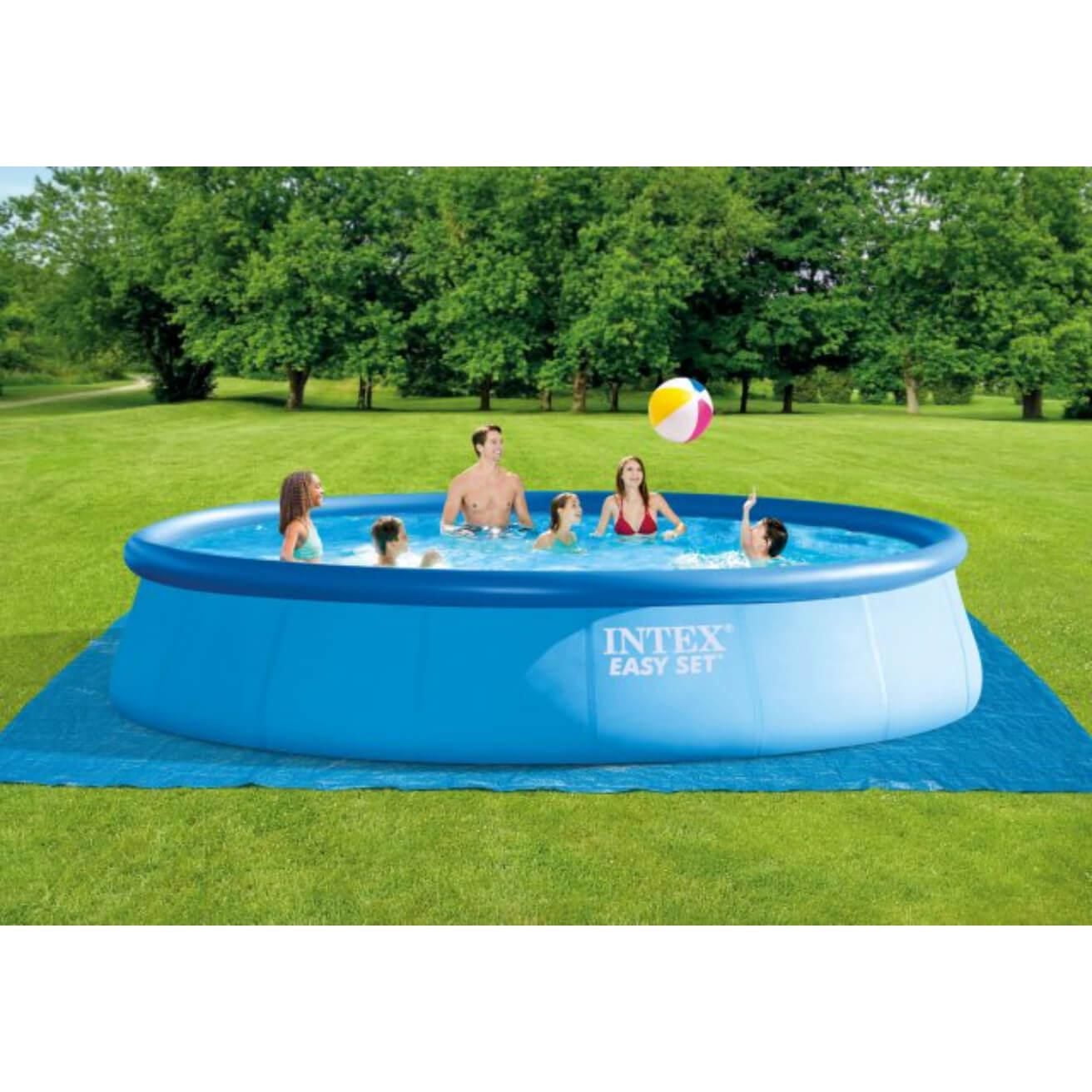Intex 18Ft X 48In Easy Set Pool Set, Age: 6+