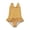 Yellow Dot, variant on LYMAYTER Baby Girl One Piece Swimsuit Crossback Backless Bathing Suit Ruffled Sleeveless Swimwear 6M-8Y