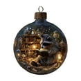 thumbnail image 2 of Lekihaqq Christmas Flat Ornaments tore Animals Series Plastic Hanging Decorations Reading Companions Festive Home Decor Holiday Shelf Display, 2 of 6