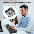thumbnail image 3 of Velocifire 120pcs/pack Rubber O-Ring Keyboard Switch Dampers dampener, Sound Reducers Make Your Mechanical Keyboard Quieter. Compatible for Cherry MX, Kailh, and Outemu Switches(White), 3 of 7