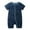 Navy 7, variant on BRGZLK Toddler Spring Cotton Bodysuits Boys Girls Funny Printed Romper Baby Short Sleeves Zipper Jumpsuit Thin Crawler Clothes Blue 6-9 Months