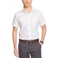 thumbnail image 1 of IZOD Camisa con botones de doble rosa para hombre, blanca, pequeña IZOD Botones al frente, 1 of 1