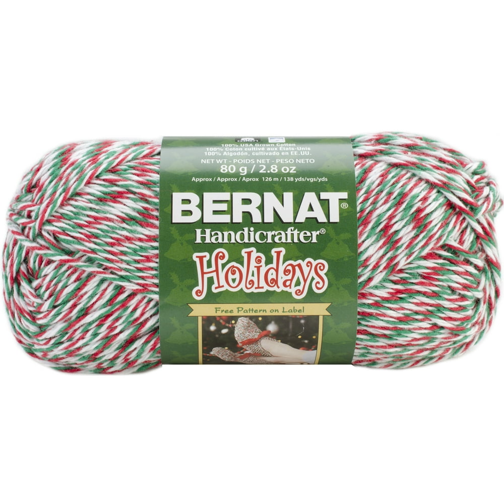 Bernat Handicrafter Holidays Twists Christmas Yarn, Yuletide Twists