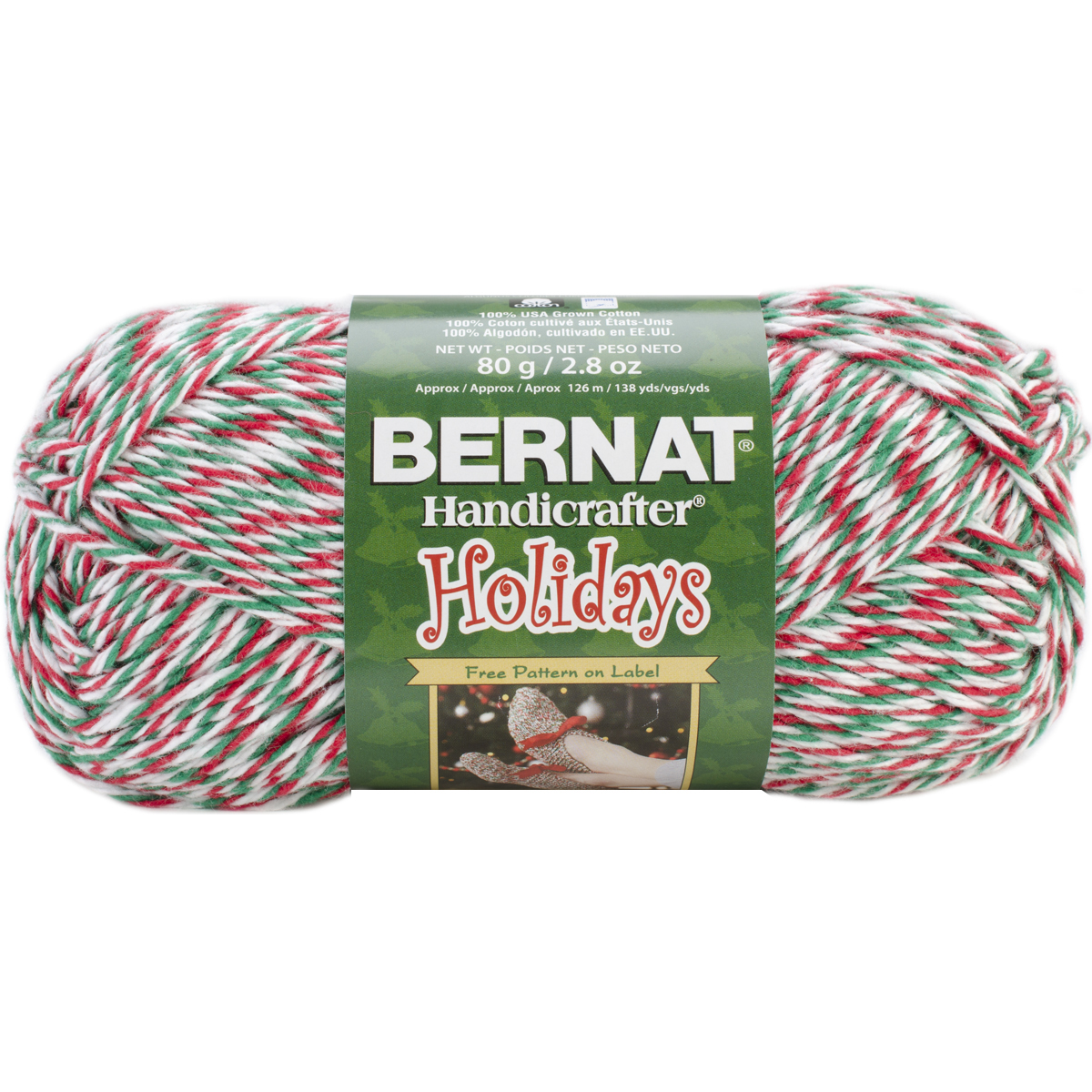 Bernat Handicrafter Holidays Twists Christmas Yarn, Yuletide Twists - Walmart.com - Walmart.com