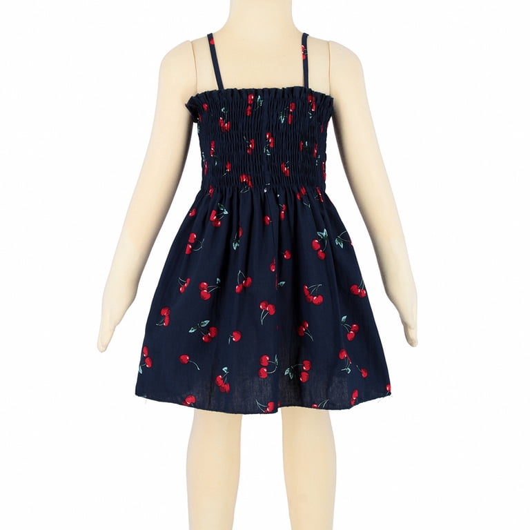 Robe D'Été Fille Polly & Friends Taille 6X - Imprimé Fleuri Rose - Sans Manches