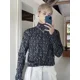 thumbnail image 2 of Camiseta de cuello alto para hombre, ropa a cuadros para hombre, estética, cuello alto, jersey informal de estilo Harajuku, top de algodón de corte regular a la moda, 2 of 5