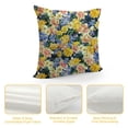 thumbnail image 4 of Daffodils Throw Pillow Cushion Cover, Floral Theme with Daffodil and Muscari Blossoms Stems Branches Classic Flourish, Decorative Square Accent Pillow Case,, 4 of 5