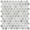 Light Grey, variant on The Tile Life Eterna Hex Cream Blend 4" x 4" Glass Mosaic Tile Sample