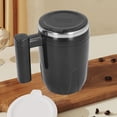 thumbnail image 3 of Self Stirring Coffee Mug Rechargeable Portable Electric Magnetic Automatic Mixing Mug for Home Office Travel, 3 of 7