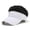 Black, variant on UANWENN Adult Unisex Fashion Breathable Beach Adjustable Baseball Cap Sun Hat Size Swim Visor for Women Run Happy Visor Shades Visor Visors Football Dark Hats for Women Sports Visors for Men Glasses