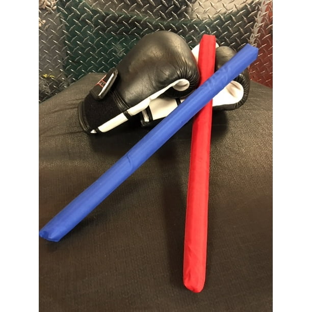 Pair Padded 20" Pro Boxing MMA Accuracy Target Sticks Red & Blue