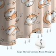 thumbnail image 6 of Shibainu and Love Shower Curtain 36"x72" ,Bathroom Decorative Shower Curtains Set with 12 Hooks,Modern Waterproof Washable Shower Curtain, 6 of 6