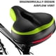 thumbnail image 4 of Asiento de bicicleta, el asiento de bicicleta más cómodo, espuma viscoelástica con doble absorción de impactos, asiento de bicicleta impermeable, reemplazo de asiento de bicicleta con cinta, 4 of 6