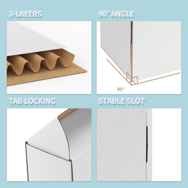 Triangle Mailing Tubes, Triangle Cardboard Shipping Tubes, White Triangle Mailing  Tubes