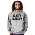 thumbnail image 4 of Baby Daddy Funny Expecting Fathers Hoodie Hooded Sweatshirt Men Brisco Brands L, 4 of 5