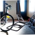 thumbnail image 4 of EXHUMKY Metal Cycling Floor Parking Rack Black Standing Bike Rack 1Set For Garage, 4 of 6