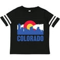 thumbnail image 3 of Inktastic Colorado Flag and Skyline Boys or Girls Toddler T-Shirt, 3 of 5
