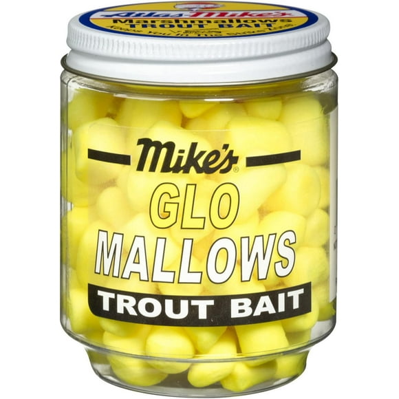 Atlas-Mike's 5003 Glo Mallows Jaune/Fromage Pot de 1,5 oz Il a une lueur fluorescente