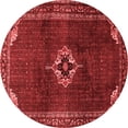 thumbnail image 1 of Ahgly Company Indoor Round Persian Red Traditional Area Rugs, 5' Round, 1 of 4