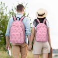 thumbnail image 3 of Salouo Pink Bows for Travel Backpack for Men Women,Casual Laptop Backpack Daypack Business Work Bag for Travel、Hiking、Weekend -Small, 3 of 5