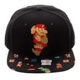 thumbnail image 1 of Baseball Cap - Mario - 8Bit Sublimated Bill Snapback New sb4yhasms, 1 of 3