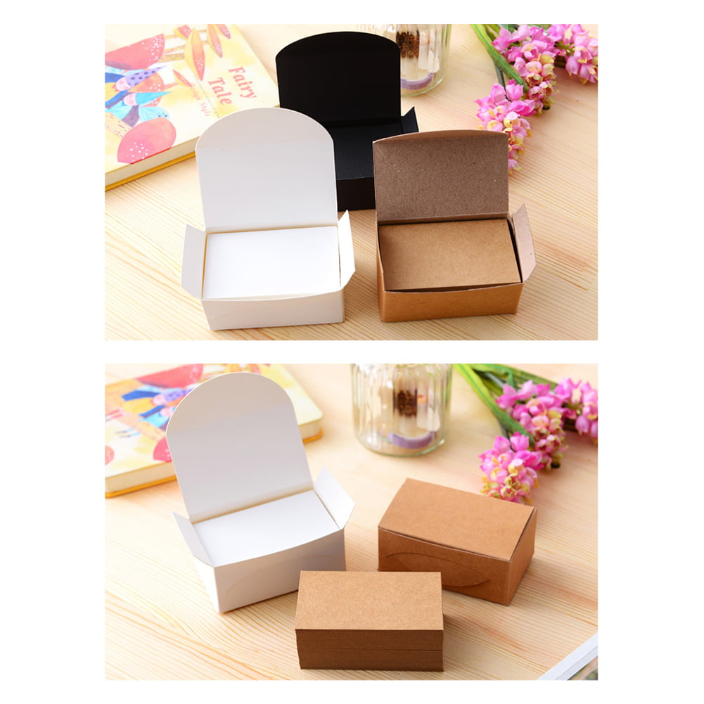 100pcs Double-sided Blank Kraft Paper Business Cards 