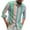 Green, variant on APEXFWDT Men's Striped Dress Shirt Big&Tall Collared Button-Down Long Sleeve Shirt Casual Office & Business Wear,XXXXL,Green