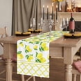 thumbnail image 2 of Table Runners 70 Inches Long Dress Scarves, Yellow Lemon Farmhouse Coffee/Dining/Kitchen Table Decor, Holiday Table Runner, Summer Botanical Watercolor Pastoral 13x70 Inch, 2 of 9
