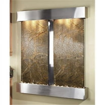 Adagio CFS2005 Cottonwood Falls - Green Rainforest Marble Wall Fountain