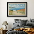 thumbnail image 3 of IDEA4WALL Premium Frame Wall Art Path Through The Corn at Pourville by Claude Monet Fine Art Historic Cultural Illustrations Impressionism Scenic Colorful Artwork for Home Decor - 26"x36" Black, 3 of 5