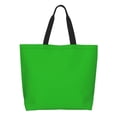 thumbnail image 2 of Bingfone Canvas Tote Bag for Women with Inner Pocket Aesthetic Cute Shopping Tote Bags Reusable Grocery Bags-Green, 2 of 9