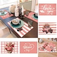 thumbnail image 4 of asddcavvf Valentine's Day Car & Table Mats Festive Table With Heat Linen Print For Parties Ideal For Home & Restaurant Use Perfect For Lovers, 4 of 4
