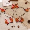 thumbnail image 4 of Wosthever Diadema de Navidad para fiesta de vacaciones, Cosplay, tocado de Navidad, Clips laterales de moda, accesorios de joyería para de Kits de decoración para fiestas Pinza de pelo de color caqui, 4 of 6