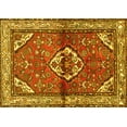 thumbnail image 1 of Ahgly Company Indoor Rectangle Persian Yellow Traditional Area Rugs, 2' x 4', 1 of 4
