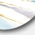 thumbnail image 2 of Designart 'Abstract Drift v2' Glam Metal Circle Wall Art, 2 of 3