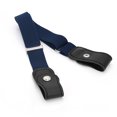 thumbnail image 1 of Sonducket Cinturón sin hebilla Suministros de armario para niños Niñas a cuadros morados y negros Cinturones azul profundo Sonducket AP008680-16, 1 of 5