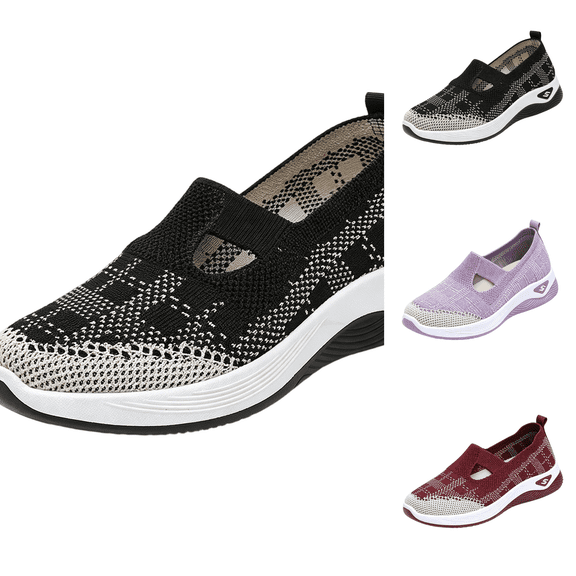 Orthopedic Shoes for Women Arch Support Walking Comfortable Slip On Non Slip Food Service Lightweight Sneakers